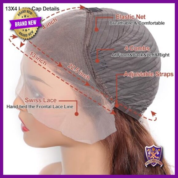 20 Inch Human Hair Lace Front Wig 180% Density Curly Glueless Pre Plucked main image 5